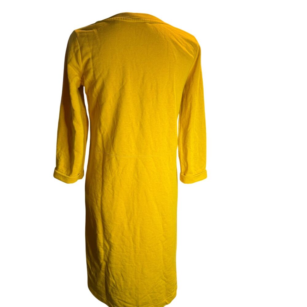 Boden Hanna Sweatshirt Dress, Yellow, Women's Size 6 Long - Picture 7 of 10
